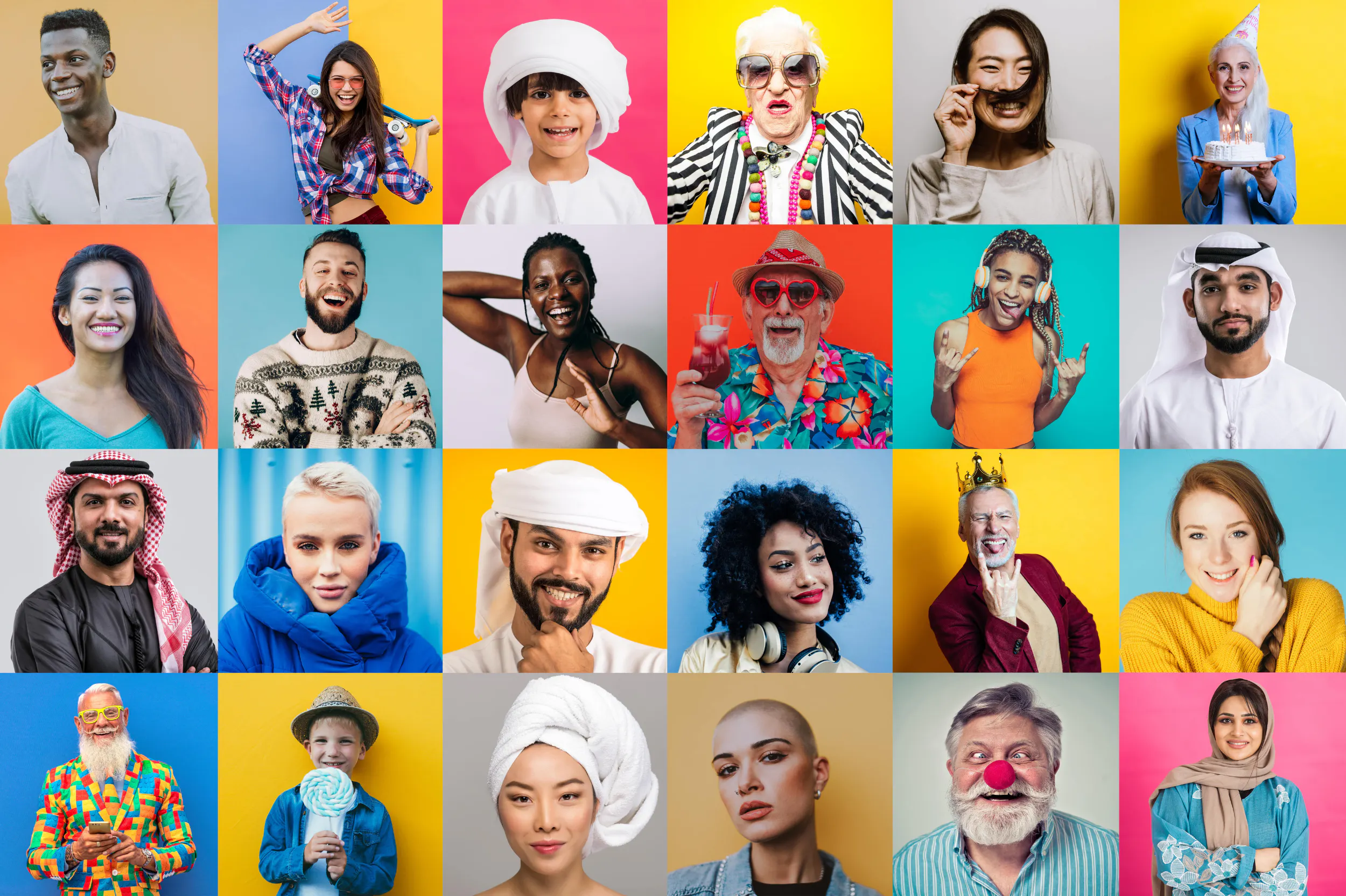 Examples of different types of lifestyle attributes pictured